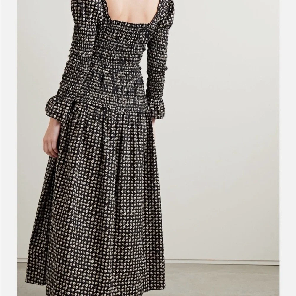 Doen Bellamy Maxi Dress, Noir Countryside, XS - Picture 3 of 7